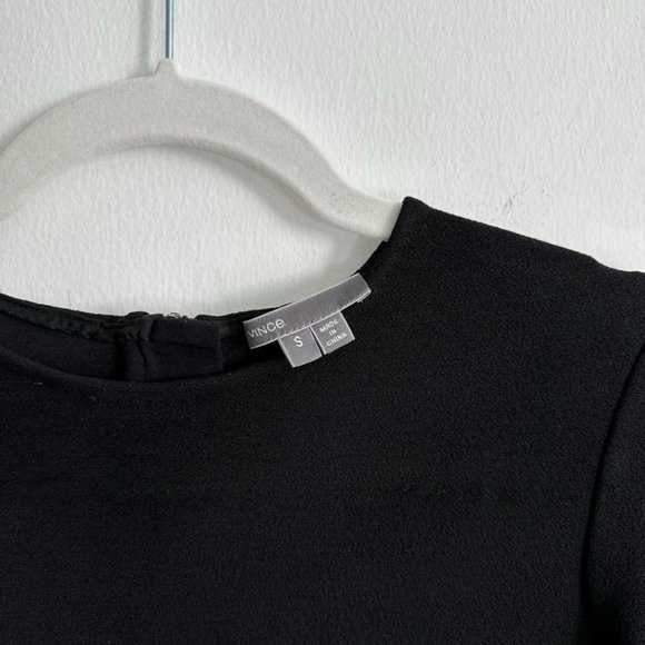 Vince Long Sleeve Dress in Black | Size Small - Picture 9 of 10